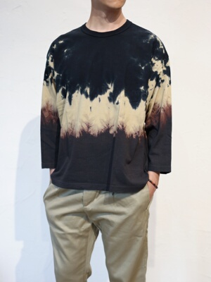 日系复古扎染宽松t恤GYPSYSONS