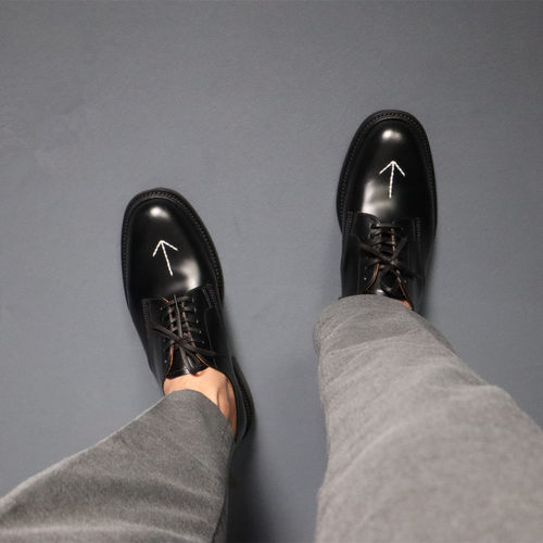 sanders休闲风英国制造正装皮鞋