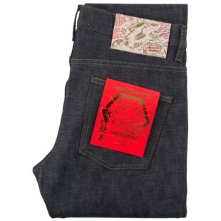naked and famous denim 裸女 鸡年限定 原色 修身 小脚 牛仔裤