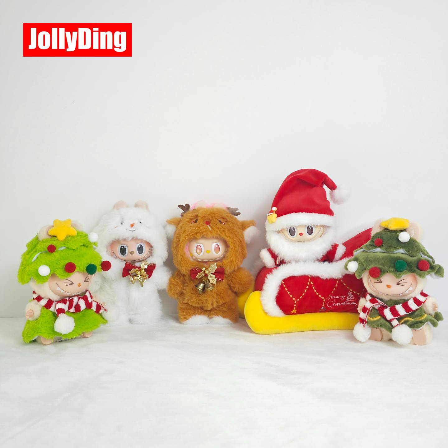 labubu拉布布娃衣圣诞套装