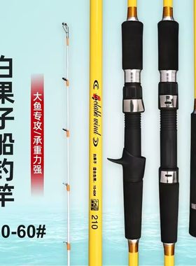 白果子10-60号船竿海钓竿