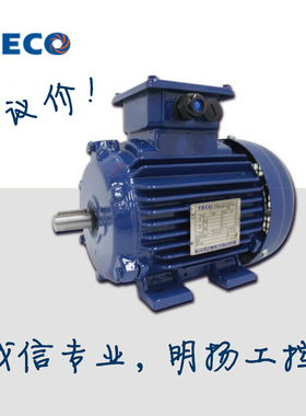 东元电机 TEV3 160L-2 AEEV3N-卧式 18.5KW 2P 160L  三相异步