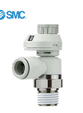 SMC AS-FS 系列 带刻度速度控制阀 AS2201FS3-01-08S