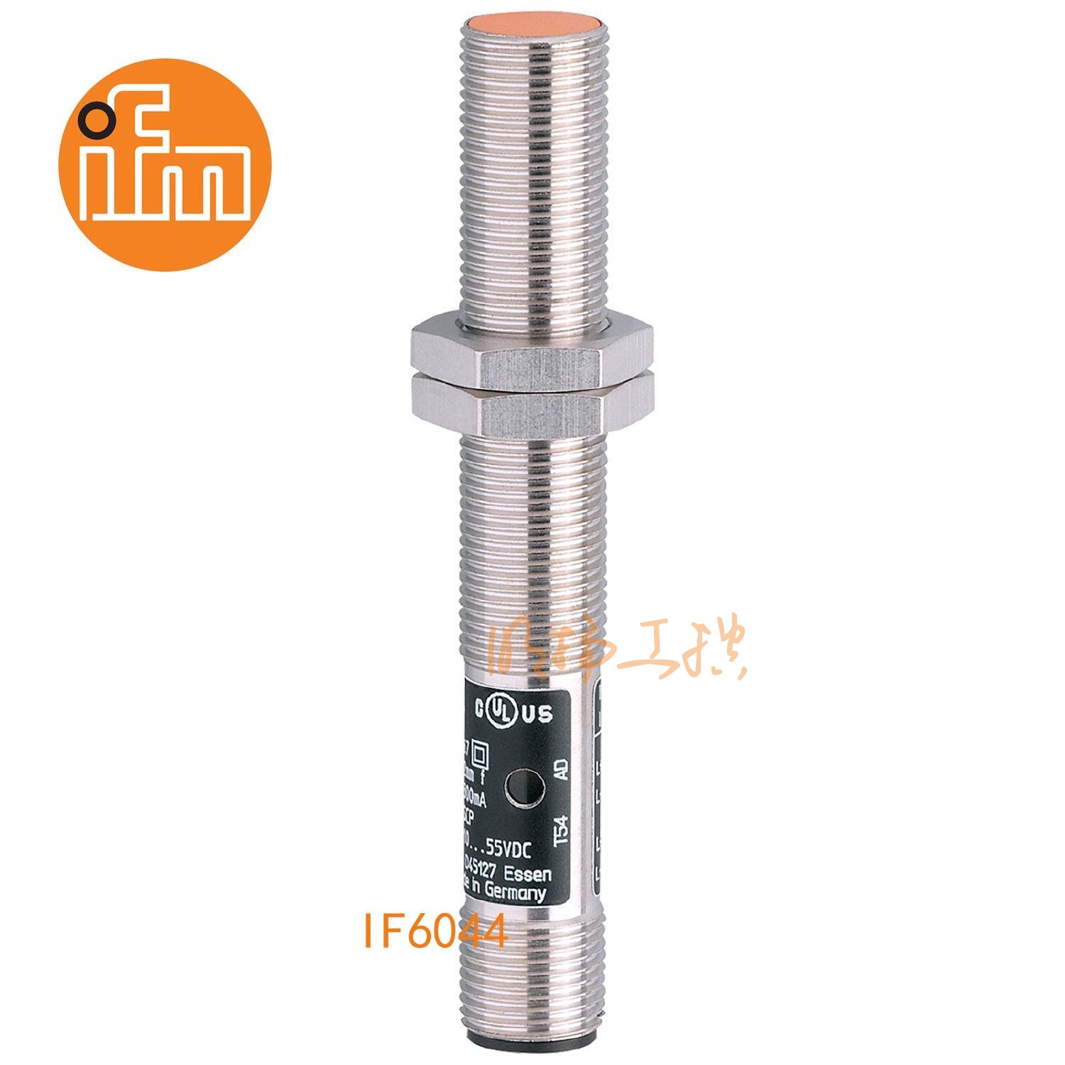 易福门传感器IF6044；2 mm 齐平安装;1680 Hz;常开/常闭;
