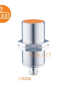 易福门传感器IIS206；15 mm 齐平安装;100 Hz;常开;DC; PNP/NPN