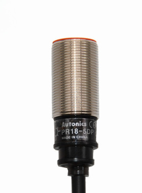 奥托尼克斯Autonics 检测距离5MM 圆柱形 接近开关传感器PR18-5DP