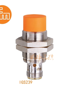 易福门接近传感器IGS239；12 mm 非齐平安装;300 Hz;常开;DC; NPN