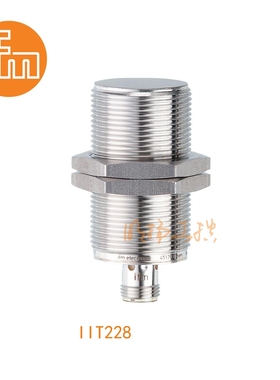 易福门接近传感器IIT228；10 mm 齐平安装;50 Hz;常开;DC; PNP