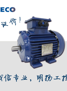 东元电机 TEV3 132S-2 AEEV3N-卧式 7.5KW 2P 132S  三相异步