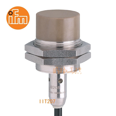 易福门接近传感器IIT207；22 mm 非齐平安装;100 Hz;常开;DC; PNP