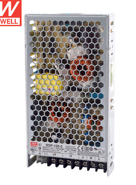 明纬（MEANWELL）RSP-100-5明纬PFC电源带3C认证100W5V20A恒流限