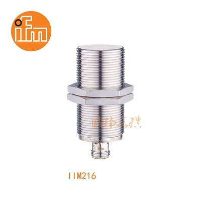 易福门接近传感器IIM216；12 mm 齐平安装;100 Hz;常闭;DC; PNP