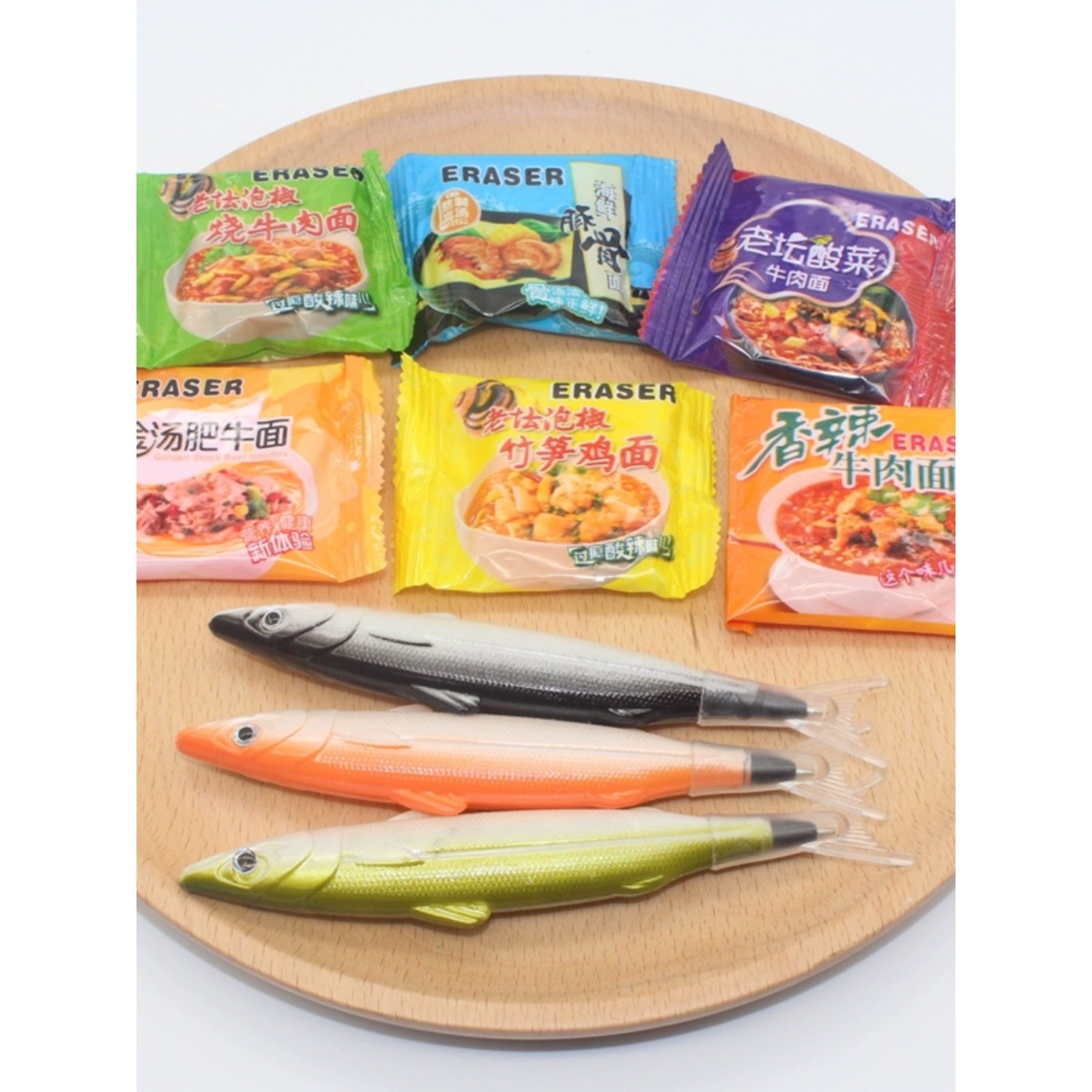 咸鱼笔黑笔创意仿真网红笔个性恶搞怪解压笔可爱沙雕奇葩文具摸鱼