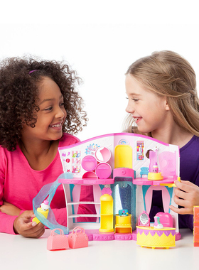 Shopkins购物精灵萌宠时尚精品店化妆台过家家儿童玩具女孩子礼物