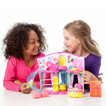 Shopkins购物精灵萌宠时尚精品店化妆台过家家儿童玩具女孩子礼物