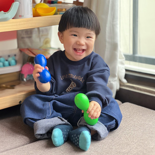 【亏本清仓】宝宝手摇铃沙锤婴儿玩具可啃咬沙蛋拨浪鼓安抚0-99岁