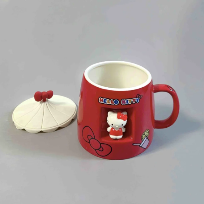 85度C全明星公仔杯马克杯陶瓷杯杯子圣诞节礼物hello kitty杯