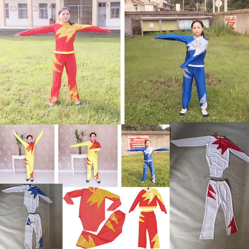 中小学生广播体操比赛服健美操团体操表演服儿童广场舞演出舞蹈服