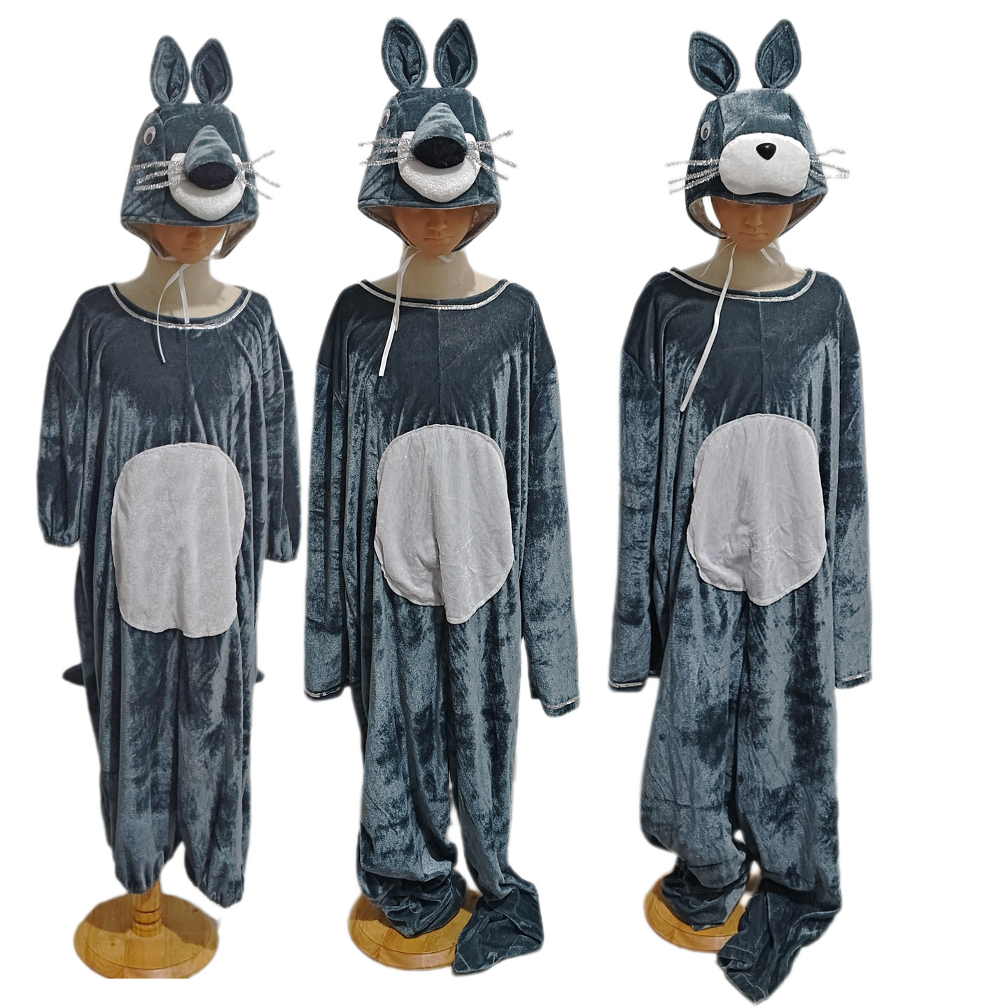 儿童水獭舞台演出服饰海獭海洋动物服装亲子游戏服装节目表演服装