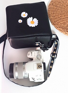刺绣适用R6加厚m62可爱6400佳能R50定制a7C拍立得富士xt5相机包