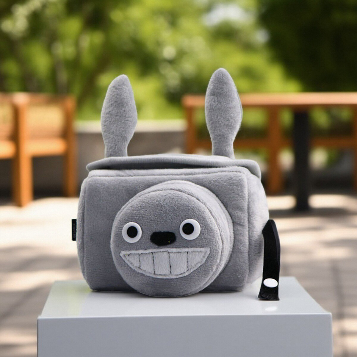 龙猫适用xt50微单R50防震XA5加厚A6000 M6可爱a7m3单反80d相机包