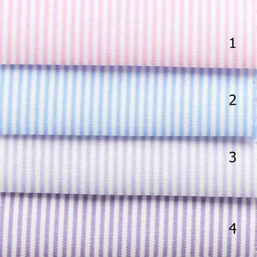 TC细条纹 A650.1 涤棉1毫米条子手工布艺DIY 连衣裙布料 半米