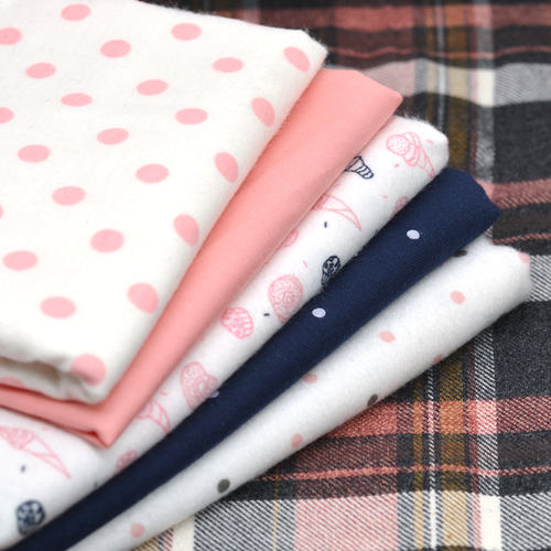 纯棉碎花点点磨毛布组  小花波点手工DIY室内模型娃衣布料清仓