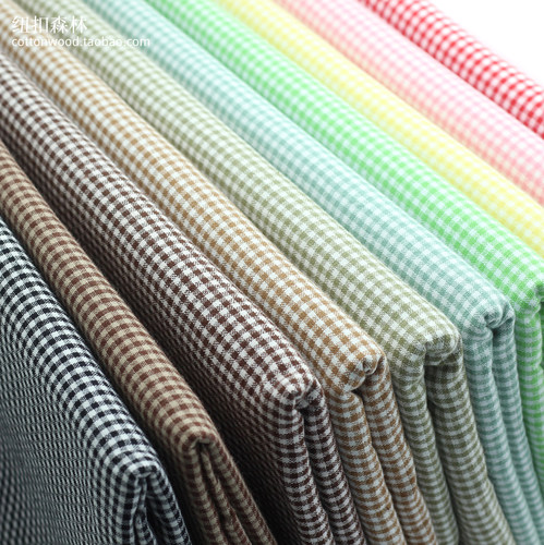 全棉色织经典朝阳格面料