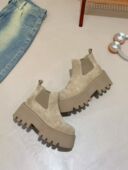 17年老店欧货女靴2025秋冬新款 真皮厚底增高小个子百搭时尚 休闲靴