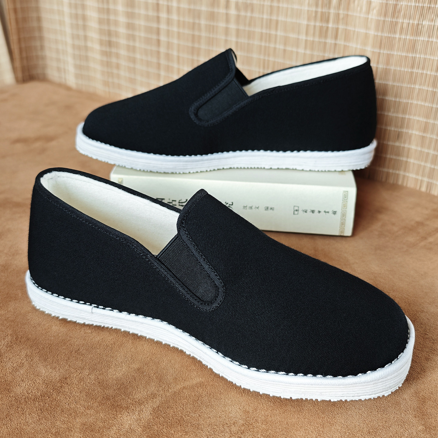 25年冬季新款老北京布鞋男士羊毛毡保暖低帮松紧口棉鞋礼服呢布底,流行男鞋,棉鞋,淘宝优惠券,粉丝福利购,淘宝优惠卷