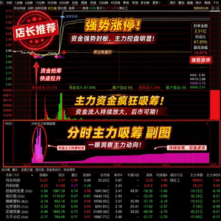 通达信分时主力吸筹幅图捕捉主力动向买在启动前做T解套打板神器