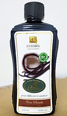 法國正品ESTEBEL(EB)第五元素香薰精油薰香露香草椰子500ML/包郵