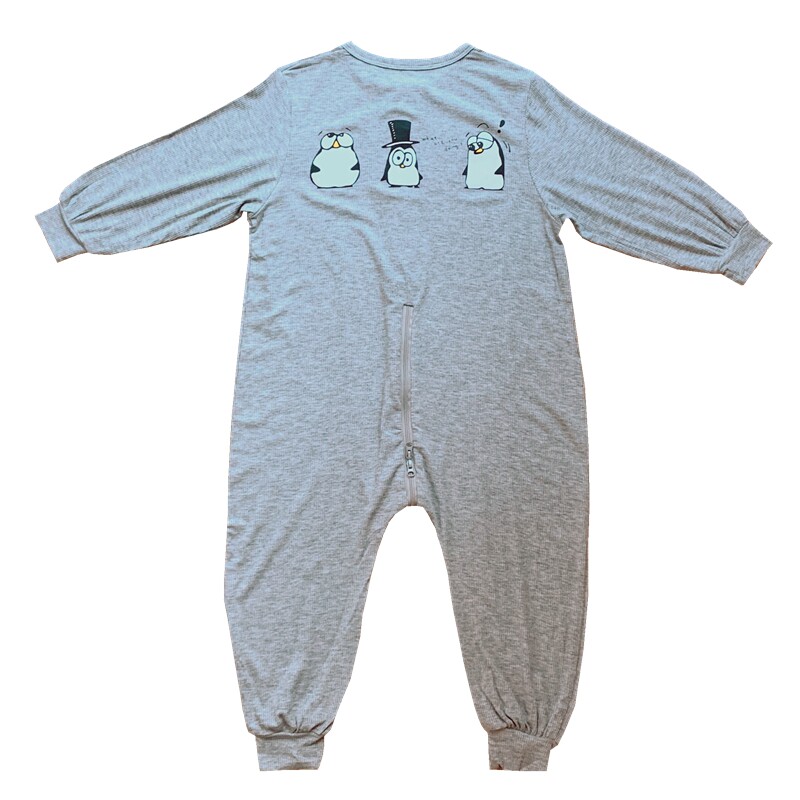CHILDRENS ONE-PIECE PAJAMAS SUMMER ZIPPER MODAL THIN SHORT-SLEEVED BABY BIG BOY BOY GIRL ONE-PIECE AIR-CONDITIONING SUIT