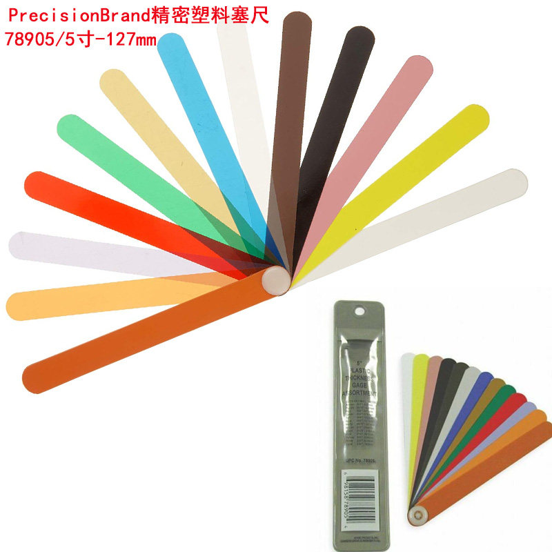 78905美国PrecisionBrand 5英寸精密塑料塞尺0.025-0.762 78900