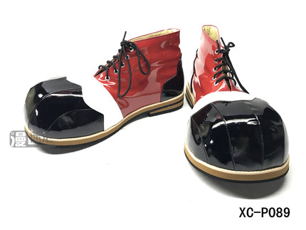 高端撞色大圆头系列小丑鞋 clown shoes小丑角色扮演鞋XC-P089