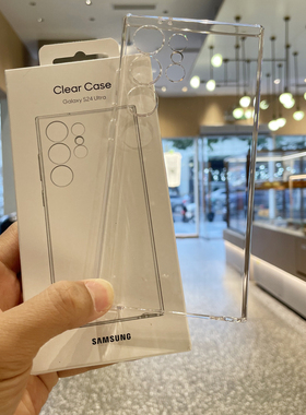 适用于三星S24Ultra手机壳S25+保护套S22ultra防摔保护壳镜头全包适用S23+轻薄简约S24硬壳透明网红三包外壳