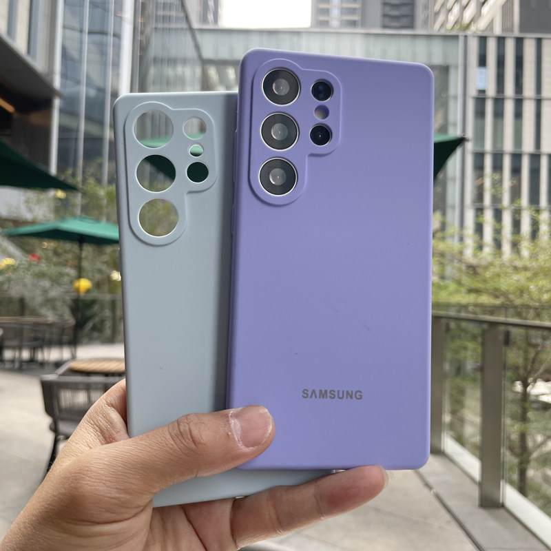 适用于三星S25Ultra手机壳S26+液态硅胶保护套S23ultra纯色全包防摔s24超薄s25+简约软边男ins风创高级感外壳