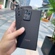 适用三星S22 高级感s10外壳 磨砂S20 手机壳S25保护套S23 碳纤维note20ultra防摔全包男S24Ultra保护壳Note10