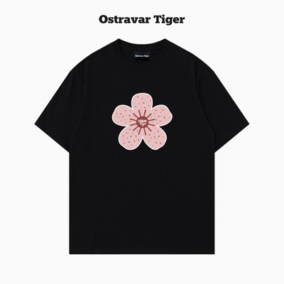 专柜新款！虎家潮流流纯棉短袖