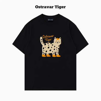 专柜同款！虎家潮流男女纯棉短袖