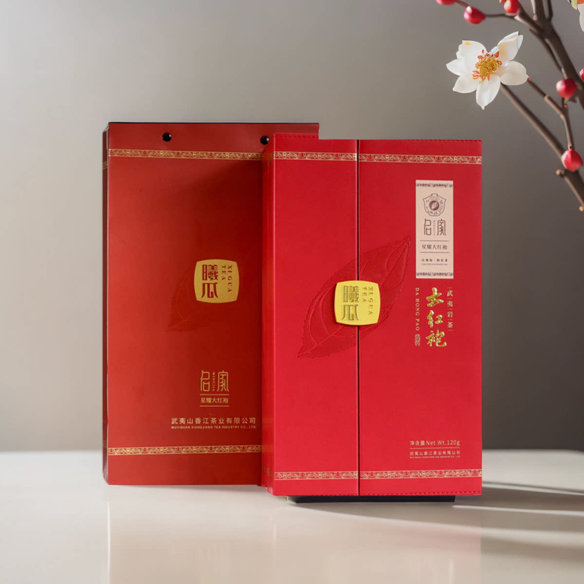 曦瓜名家星耀大红袍武夷岩茶武夷山三坑两涧正岩大红袍120g