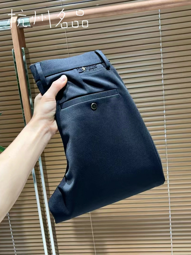 2025秋冬新款男士黑色小西裤商务休闲裤男长裤青年修身小直筒男裤