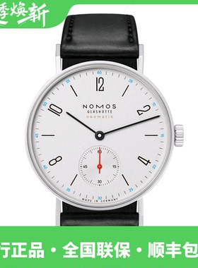 NOMOS Tangente175 德国自动机械腕表经典简约透底真皮表带中性表