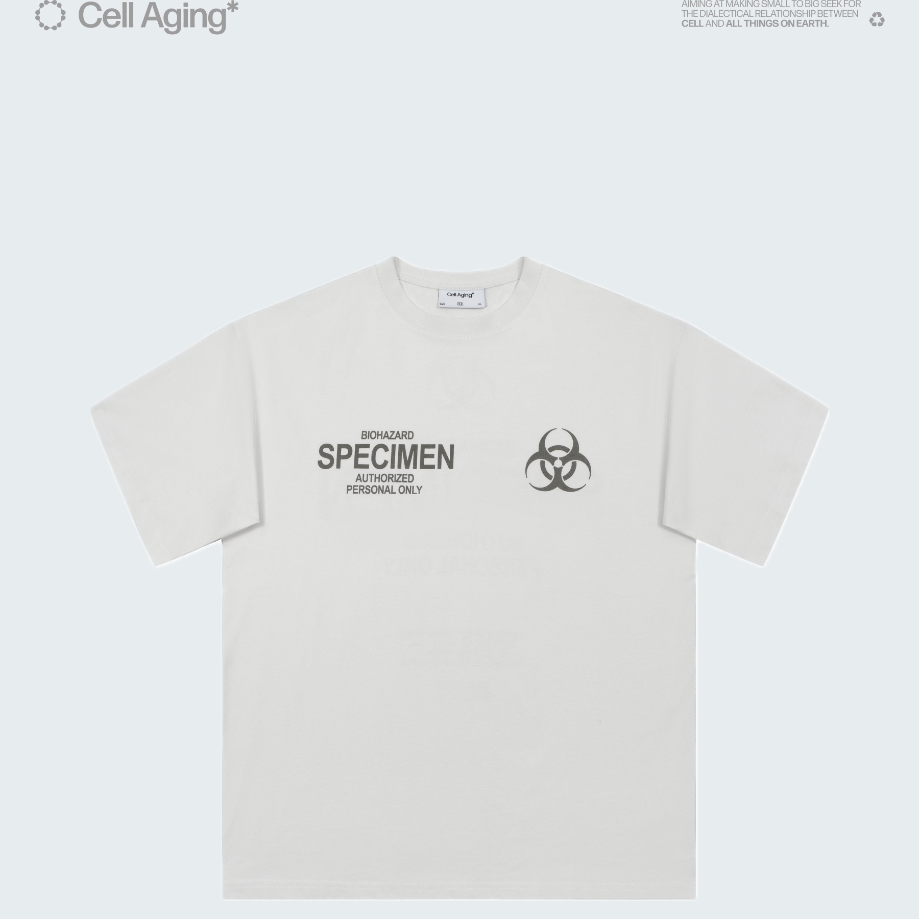 CELLAGING生化主题印花短袖T恤