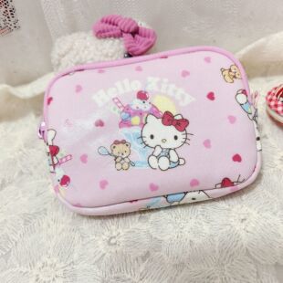 手工包包进口绝版kitty布料防水包片片包补妆包月事包尺寸约14*12