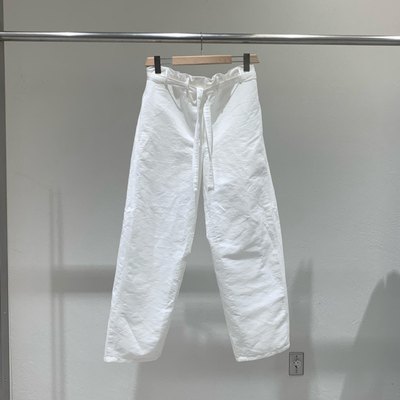 现货即发韩国东大门代购夏statement女士linen50%cotton50%休闲裤