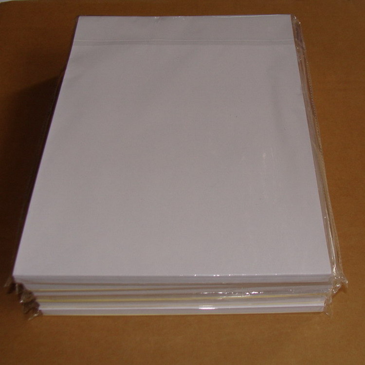 80克90克哑光不干胶防水彩喷纸喷墨高光背胶相纸 A4 A3  每包50张