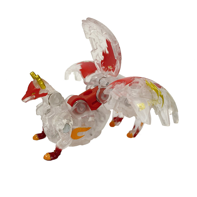 미국  BAKUGAN EVOLUTIONS 시리즈 다이아몬드 투명 구미호 돌연변이 유니콘 장난감