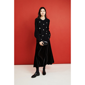 MRS Studios 假日系列康宝莱婴幼羊驼毛细腻亲肤圆领水钻宝石毛衣