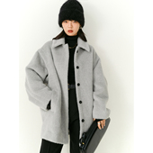 Studios 意大利進口骆马 经典 MRS 复古单排扣长短款 大衣外套